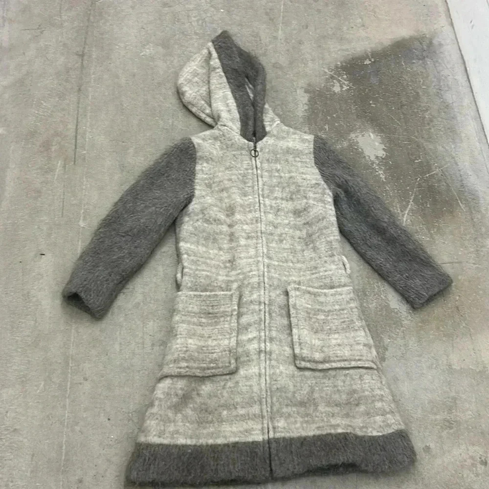 Vintage  pure icelandic‎ sheepwool long cardigan sweater